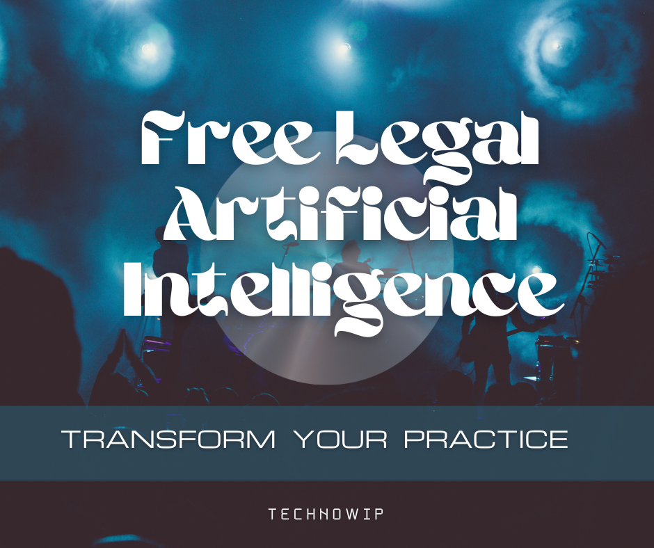 Free Legal Artificial Intelligence